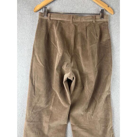 Rafaella Womens Corduroy Pants Size 10 Relaxed Fit All Straight Leg - Picture 5 of 11